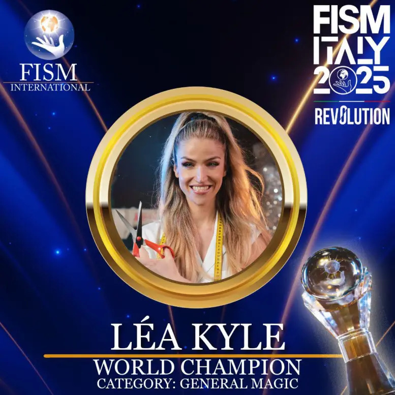 lea kyle championne du monde de magie general